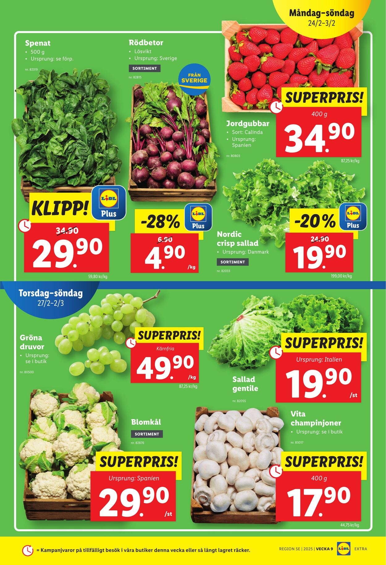 Erbjudanden Lidl 24.02.2025 - 02.03.2025