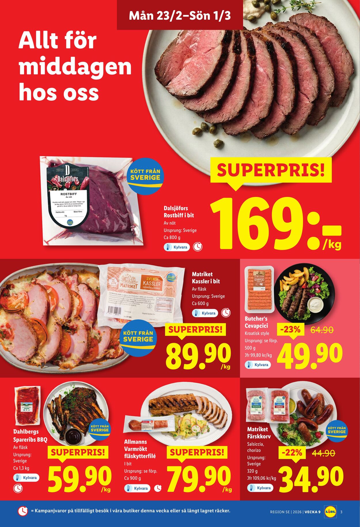 Erbjudanden Lidl 23.02.2026 - 01.03.2026