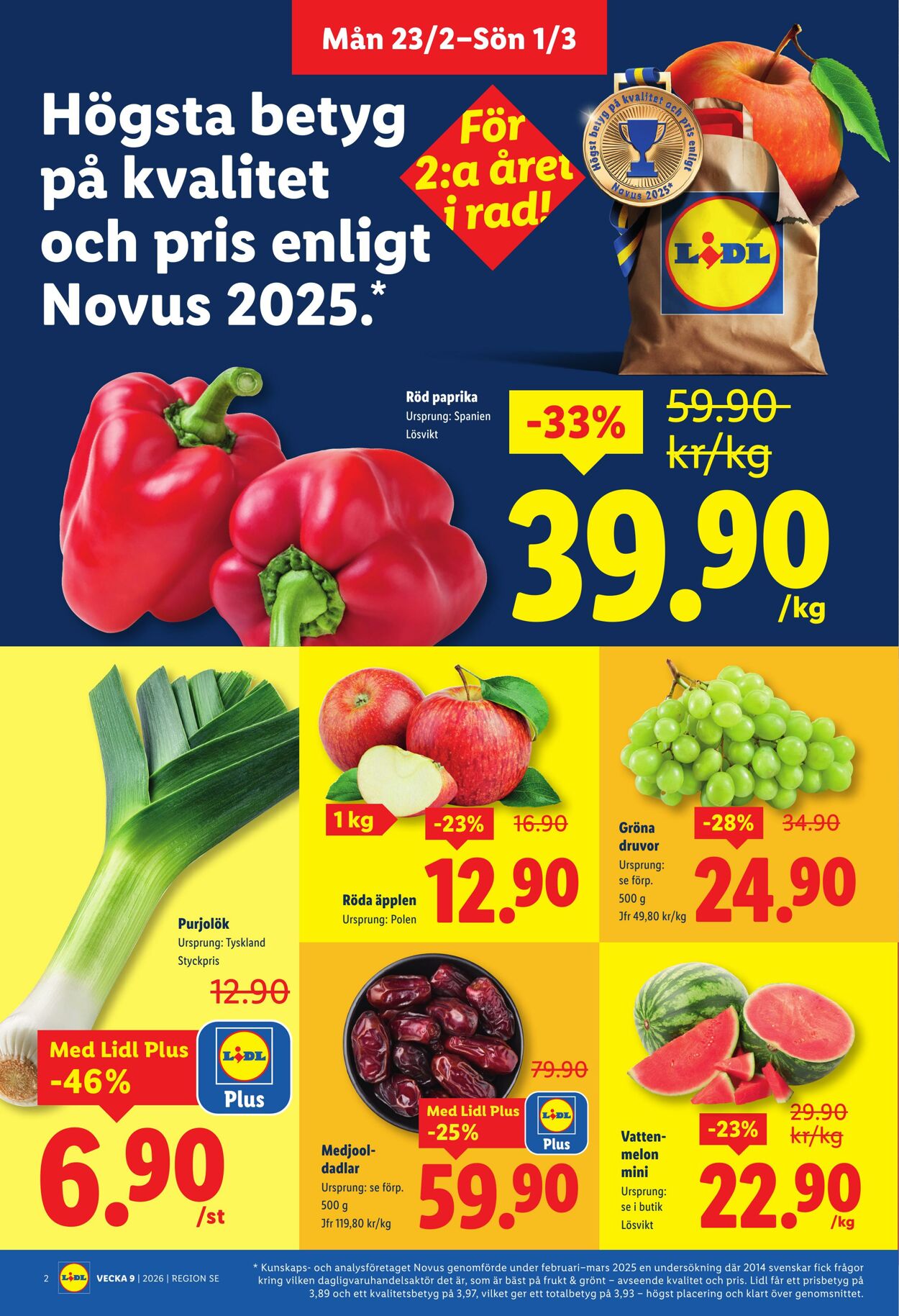 Erbjudanden Lidl 23.02.2026 - 01.03.2026