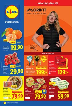 Erbjudanden Lidl 23.02.2026 - 01.03.2026