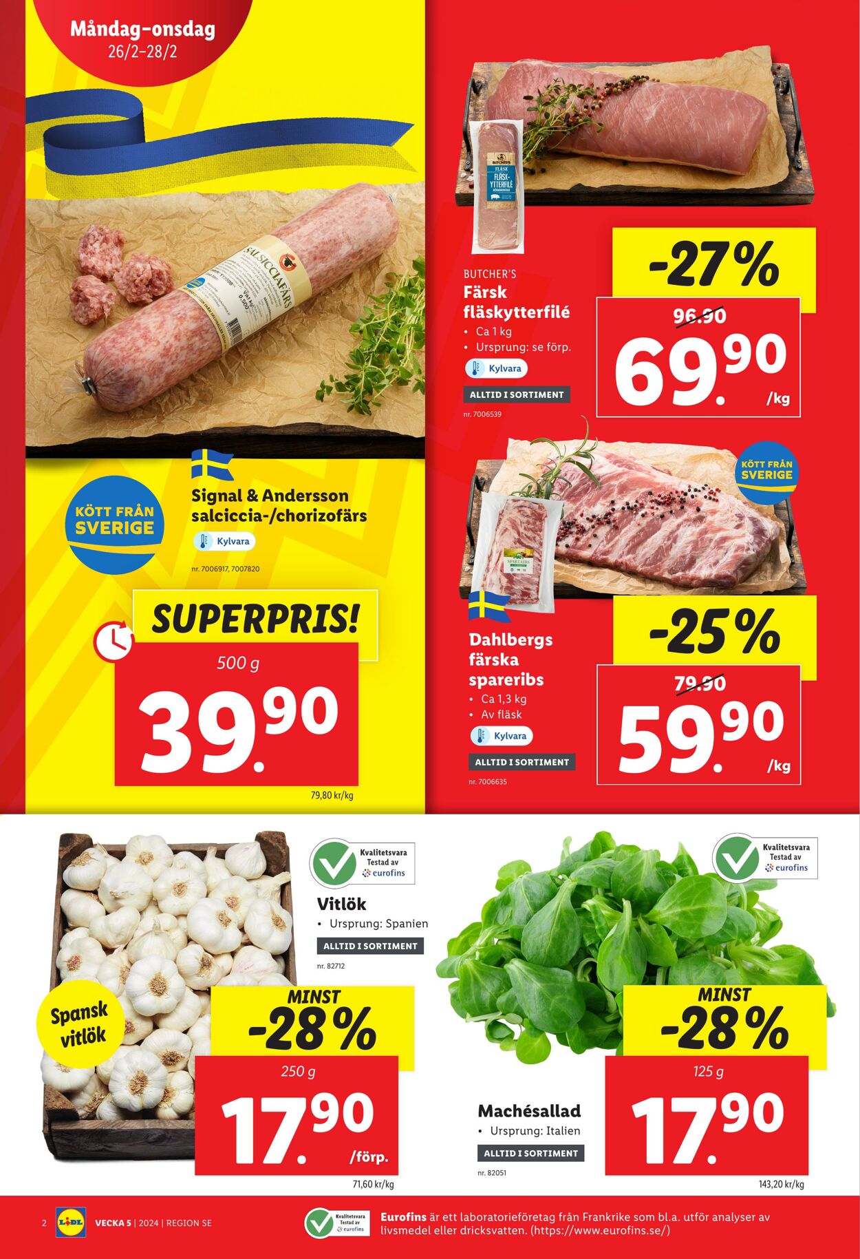 Erbjudanden Lidl 26.02.2024 - 03.03.2024