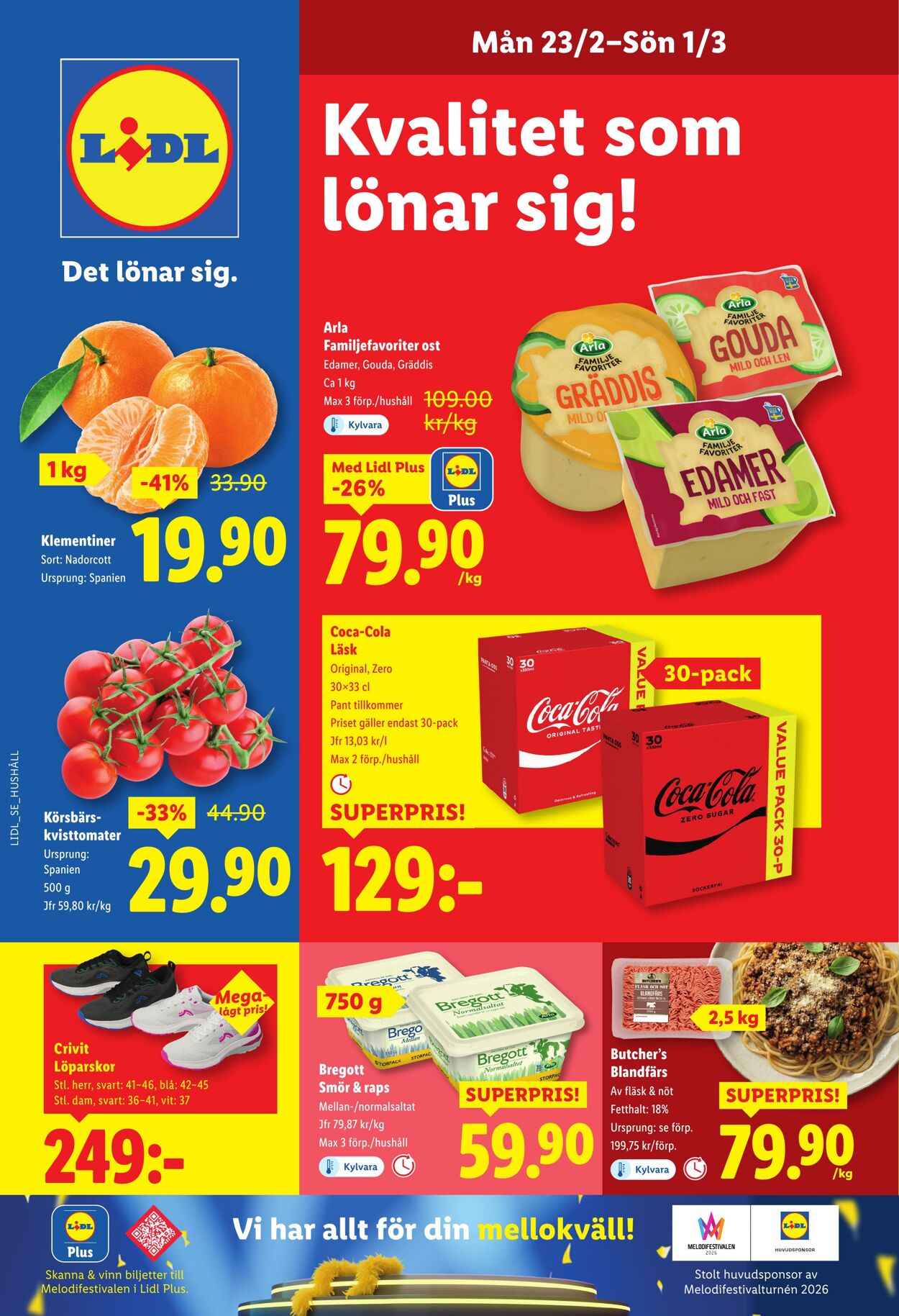 Erbjudanden Lidl 23.02.2026 - 01.03.2026