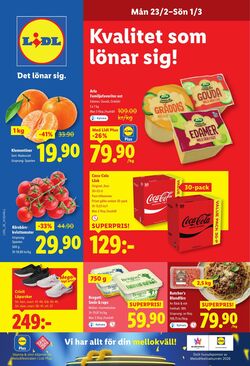 Erbjudanden Lidl 23.02.2026 - 01.03.2026