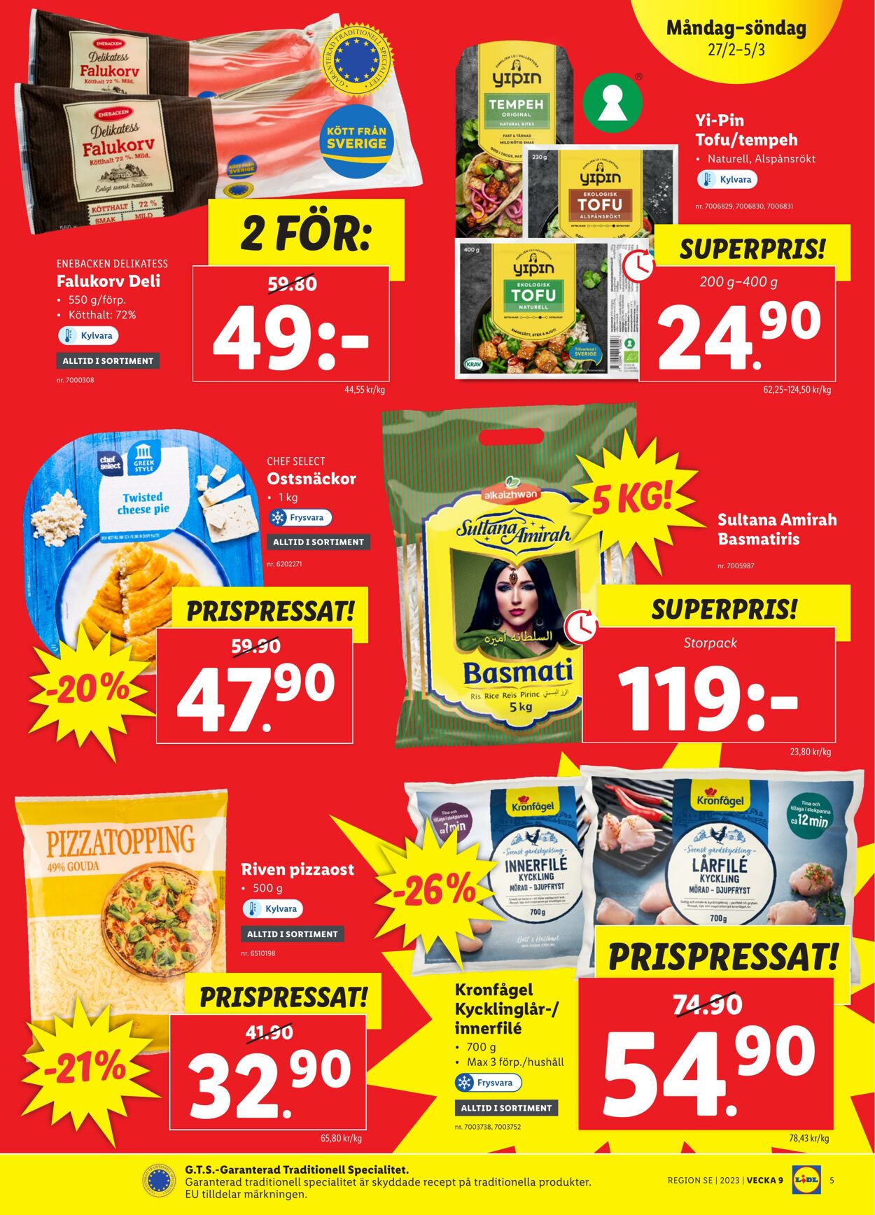 Erbjudanden Lidl 27.02.2023 - 05.03.2023