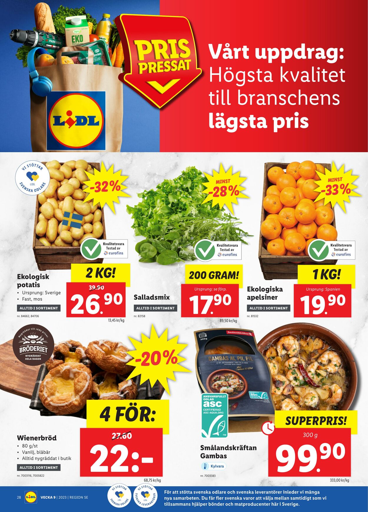 Erbjudanden Lidl 27.02.2023 - 05.03.2023