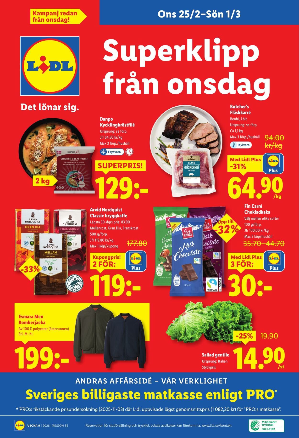 Erbjudanden Lidl 23.02.2026 - 01.03.2026