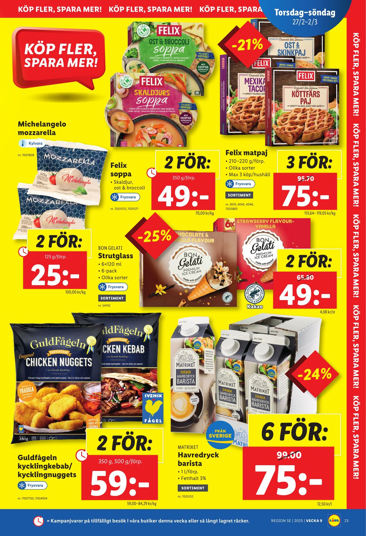 Erbjudanden Lidl 24.02.2025 - 02.03.2025