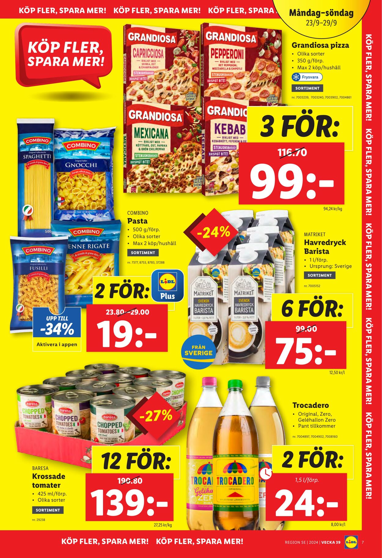 Erbjudanden Lidl 20.09.2024 - 30.09.2024