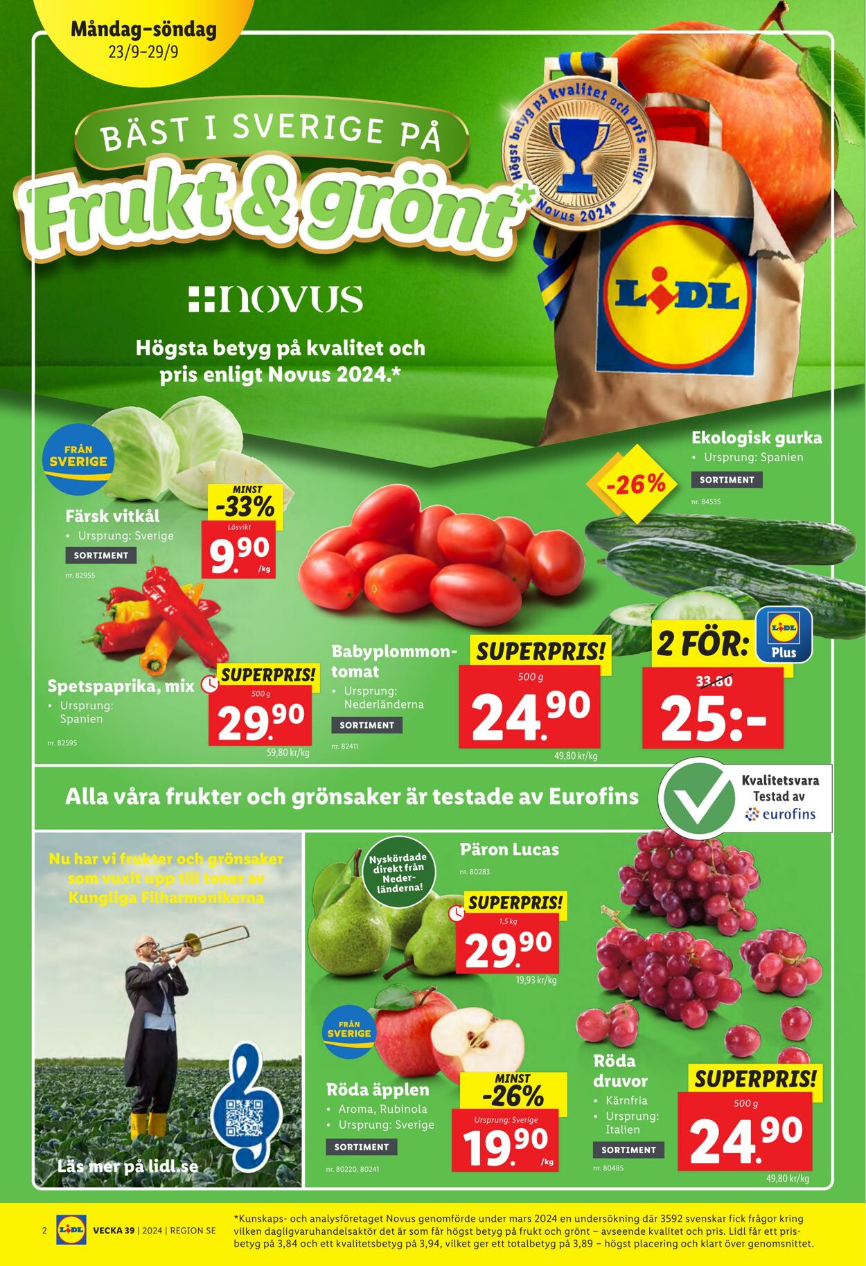 Erbjudanden Lidl 20.09.2024 - 30.09.2024