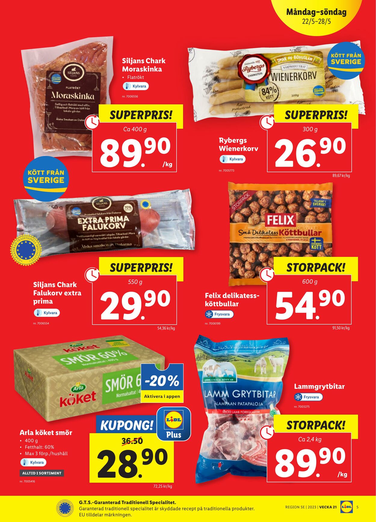 Erbjudanden Lidl 22.05.2023 - 28.05.2023