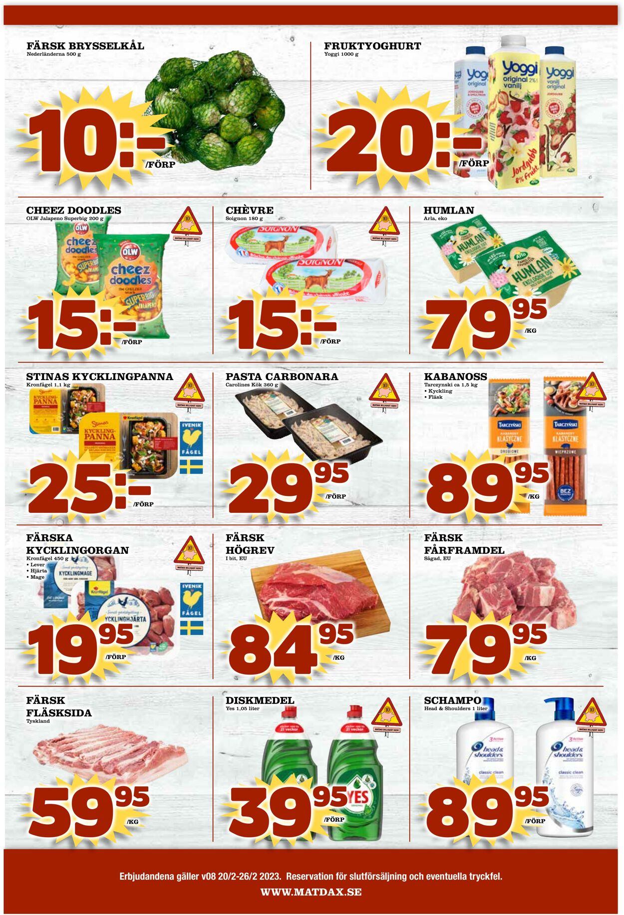 Erbjudanden Matdax 20.02.2023 - 26.02.2023