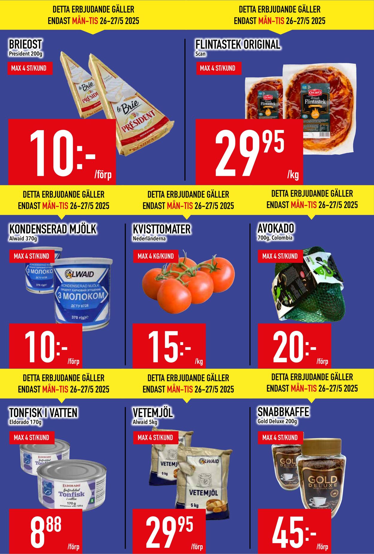 Erbjudanden Matdax 26.05.2025 - 01.06.2025