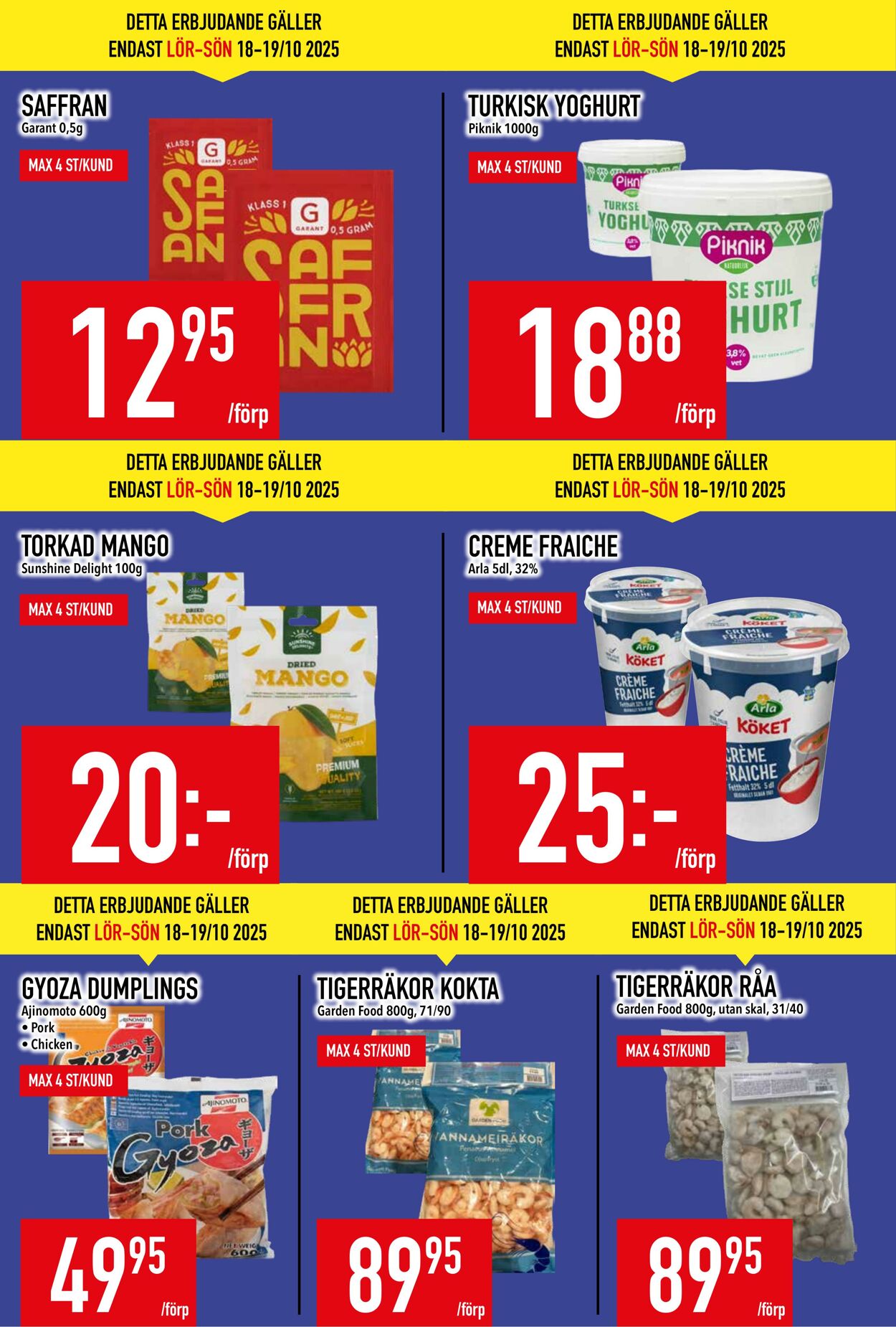 Erbjudanden Matdax 13.10.2025 - 19.10.2025