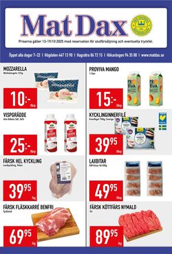 Erbjudanden Matdax 13.10.2025 - 19.10.2025