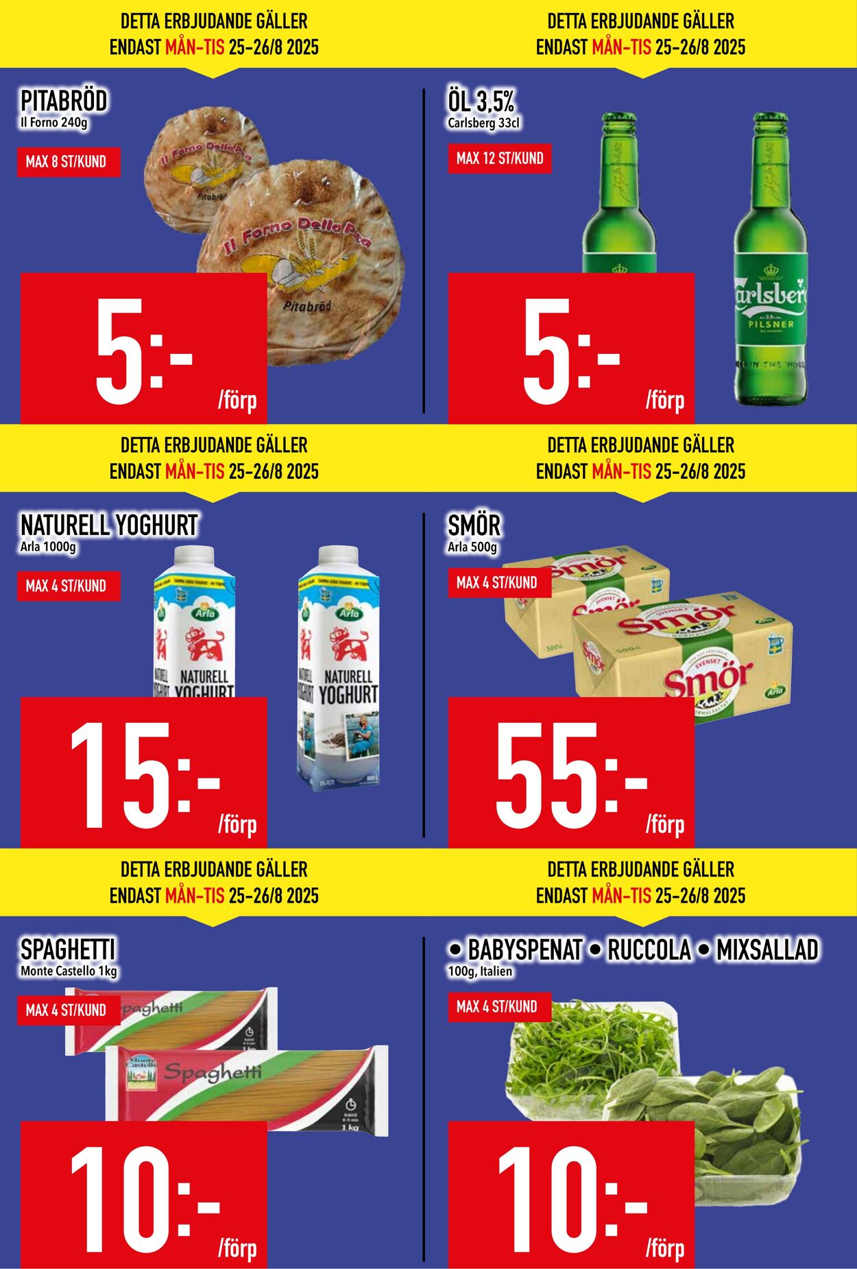 Erbjudanden Matdax 25.08.2025 - 31.08.2025