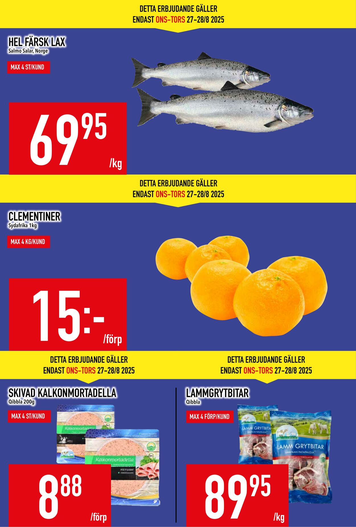 Erbjudanden Matdax 25.08.2025 - 31.08.2025