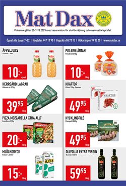 Erbjudanden Matdax 25.08.2025 - 31.08.2025