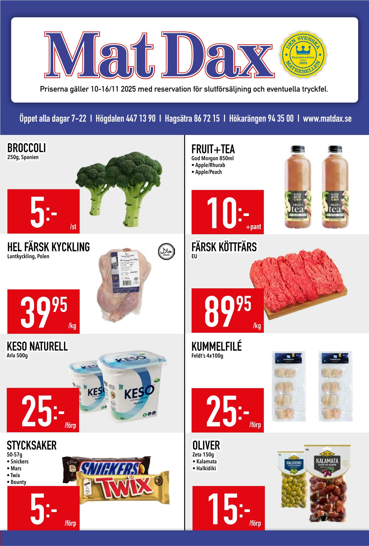Erbjudanden Matdax 17.11.2025 - 23.11.2025