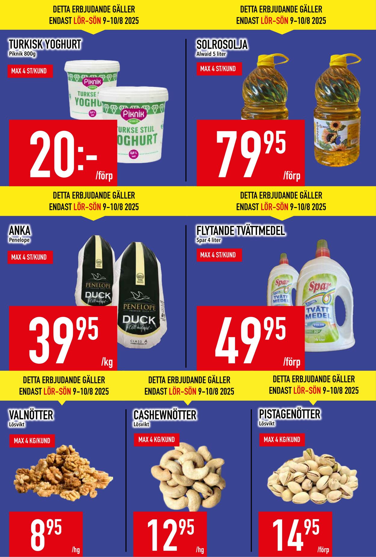 Erbjudanden Matdax 04.08.2025 - 10.08.2025
