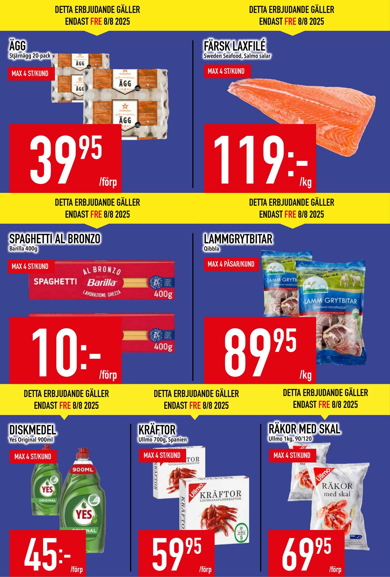Erbjudanden Matdax 04.08.2025 - 10.08.2025