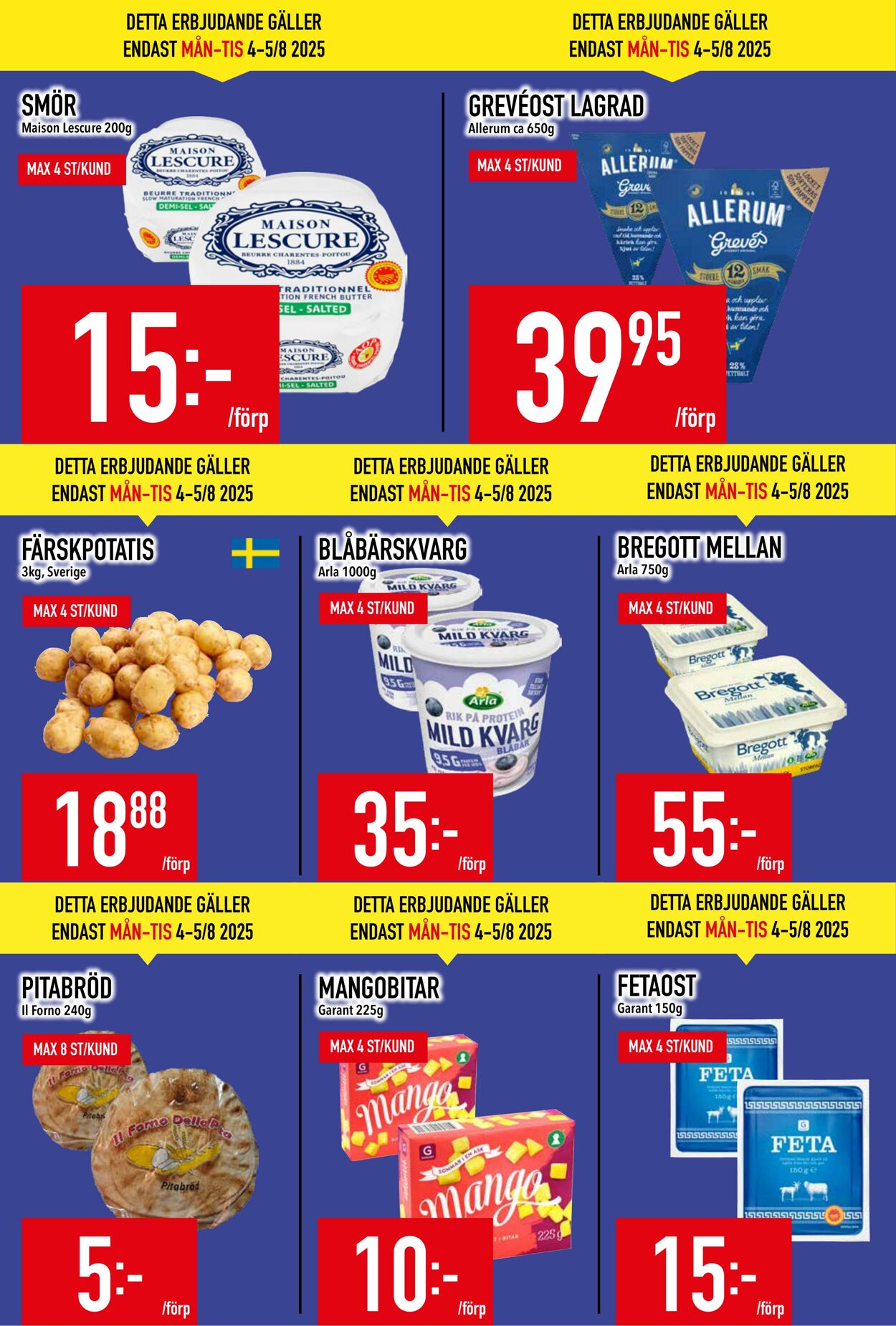 Erbjudanden Matdax 04.08.2025 - 10.08.2025