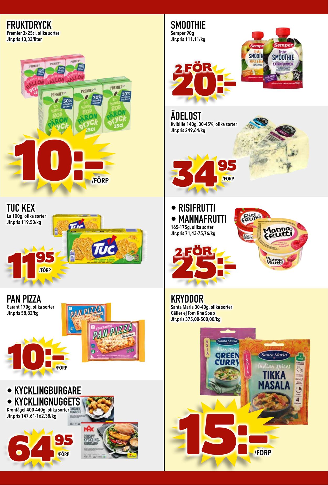 Erbjudanden Matdax 04.08.2025 - 10.08.2025