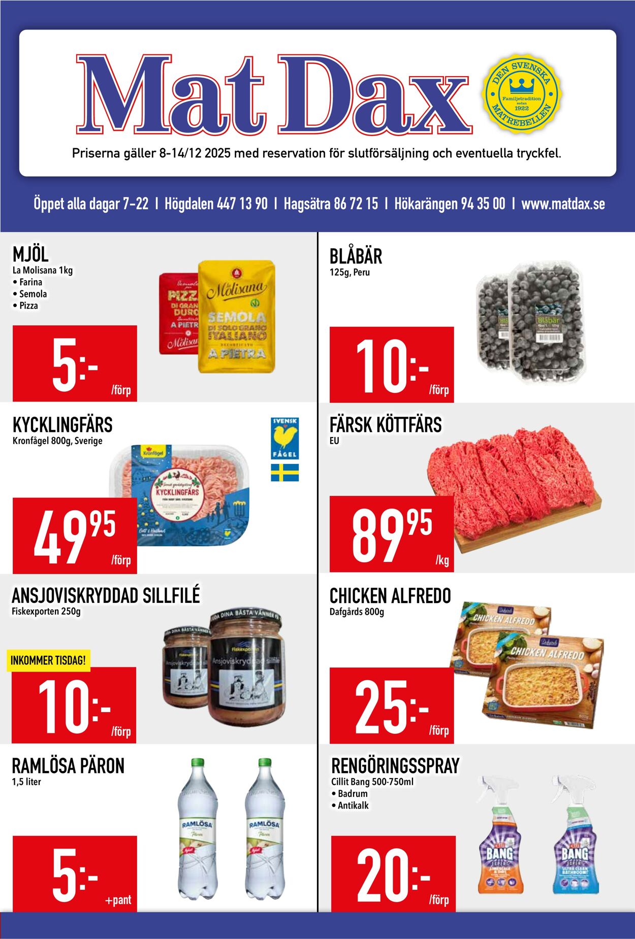 Erbjudanden Matdax 15.12.2025 - 21.12.2025