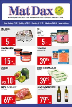 Erbjudanden Matdax 16.06.2025 - 22.06.2025