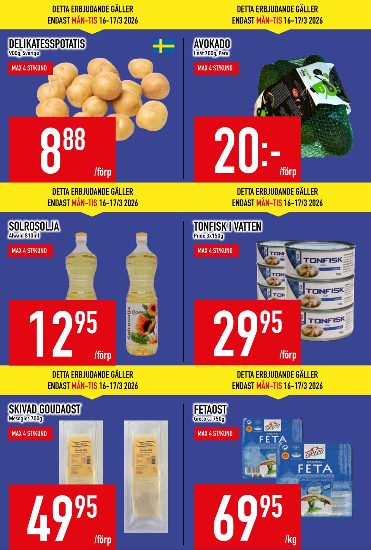 Erbjudanden Matdax 16.03.2026 - 22.03.2026
