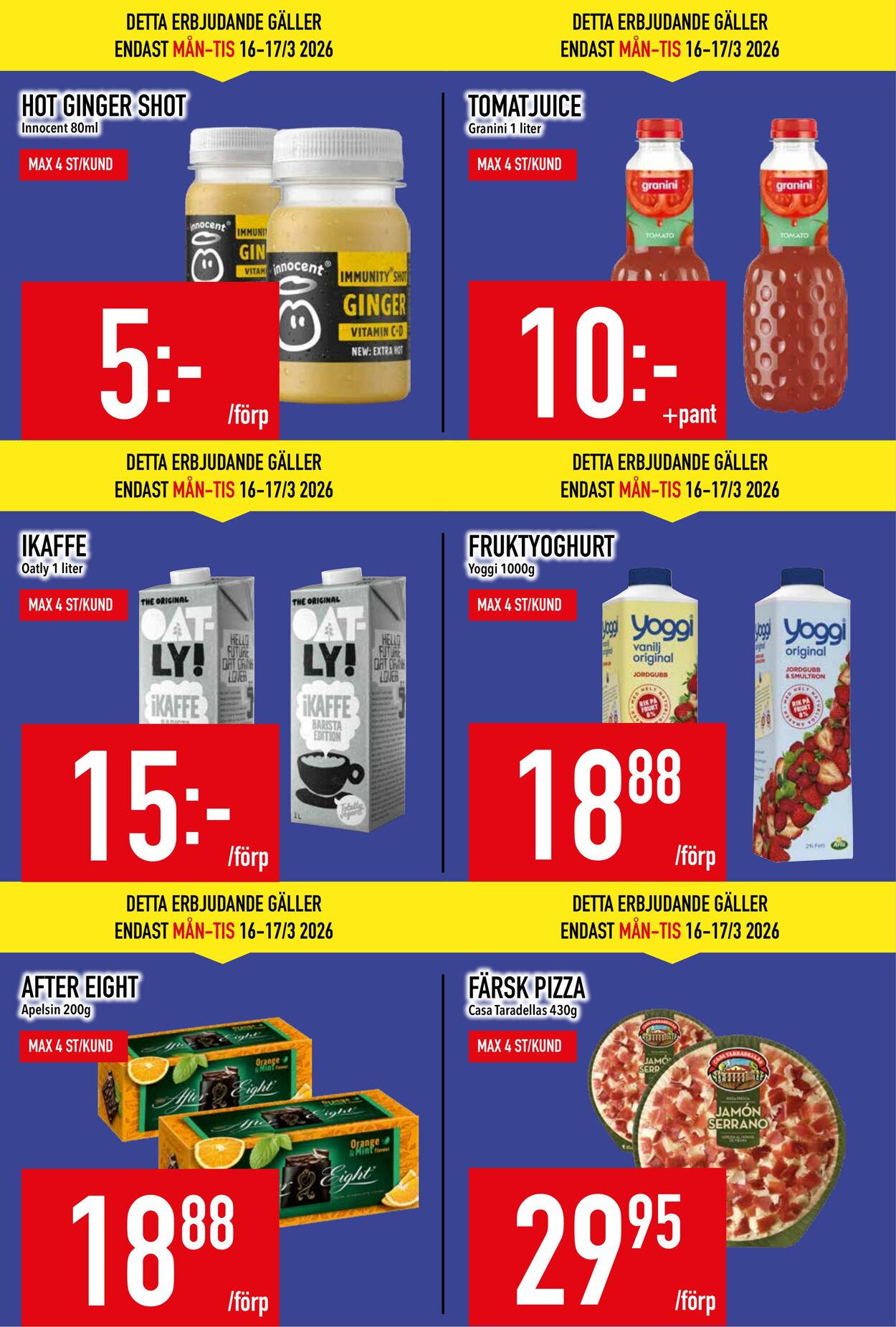 Erbjudanden Matdax 16.03.2026 - 22.03.2026