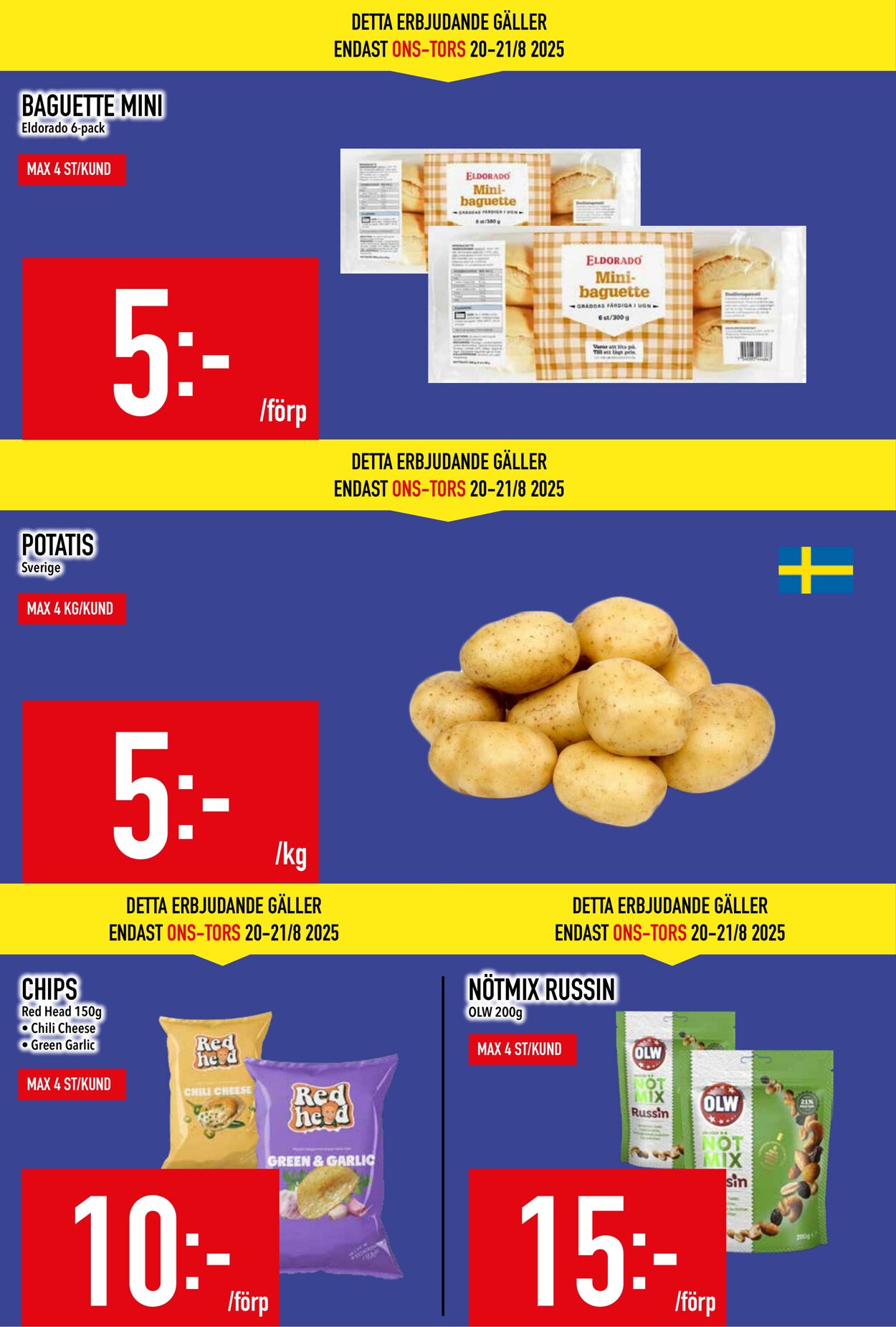 Erbjudanden Matdax 18.08.2025 - 24.08.2025