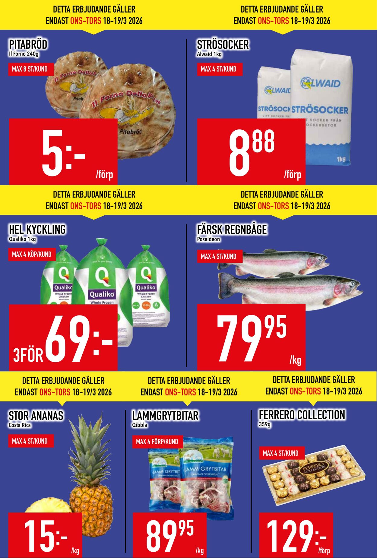 Erbjudanden Matdax 23.03.2026 - 29.03.2026