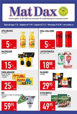 Erbjudanden Matdax 14.07.2025 - 20.07.2025