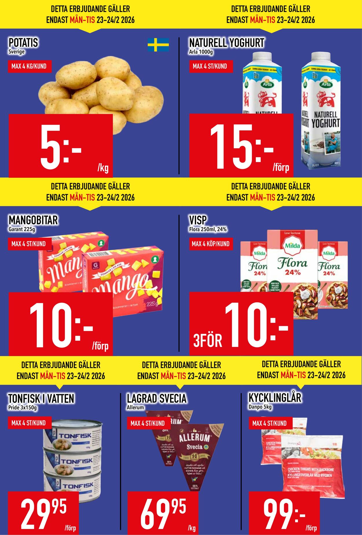 Erbjudanden Matdax 23.02.2026 - 01.03.2026