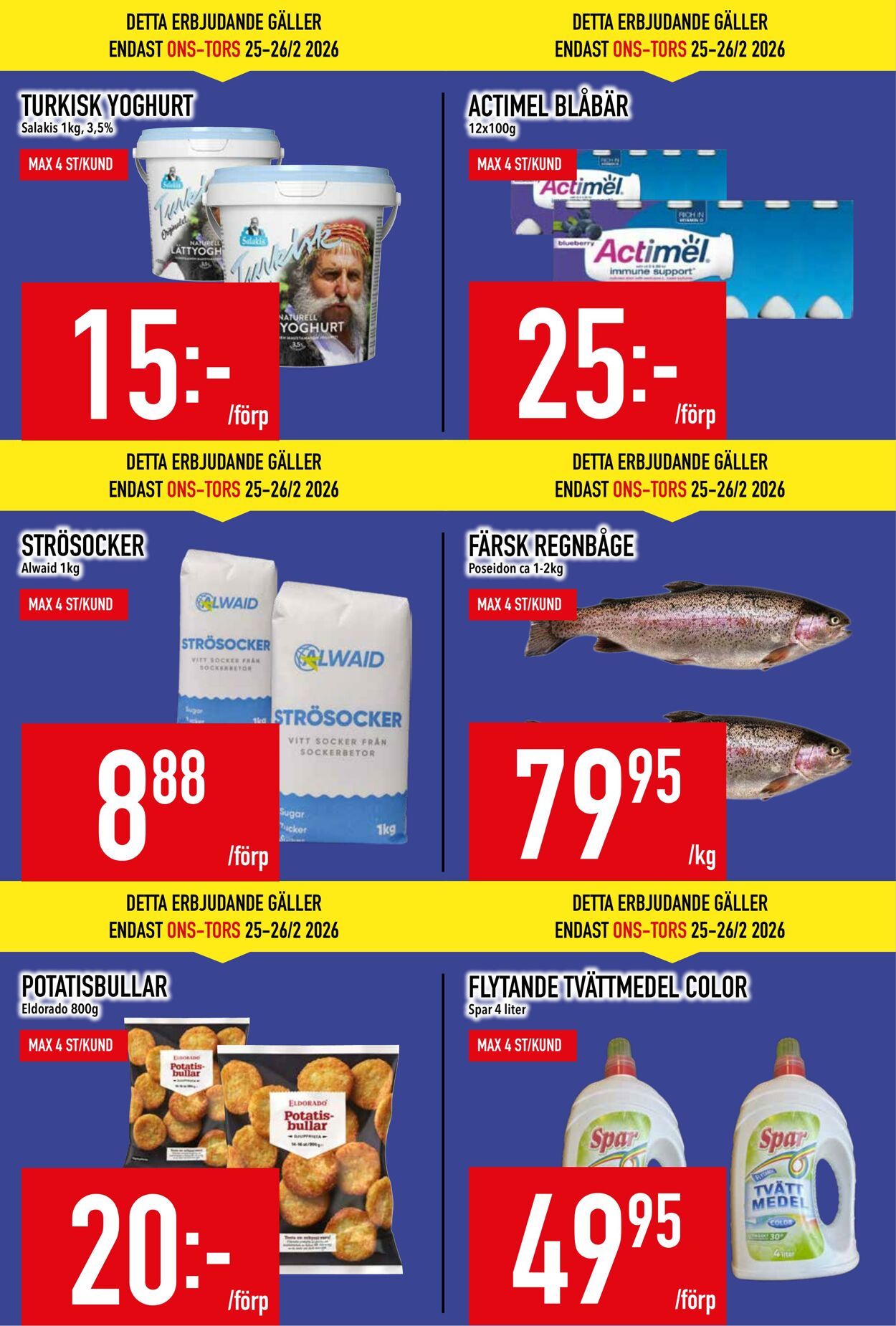 Erbjudanden Matdax 23.02.2026 - 01.03.2026