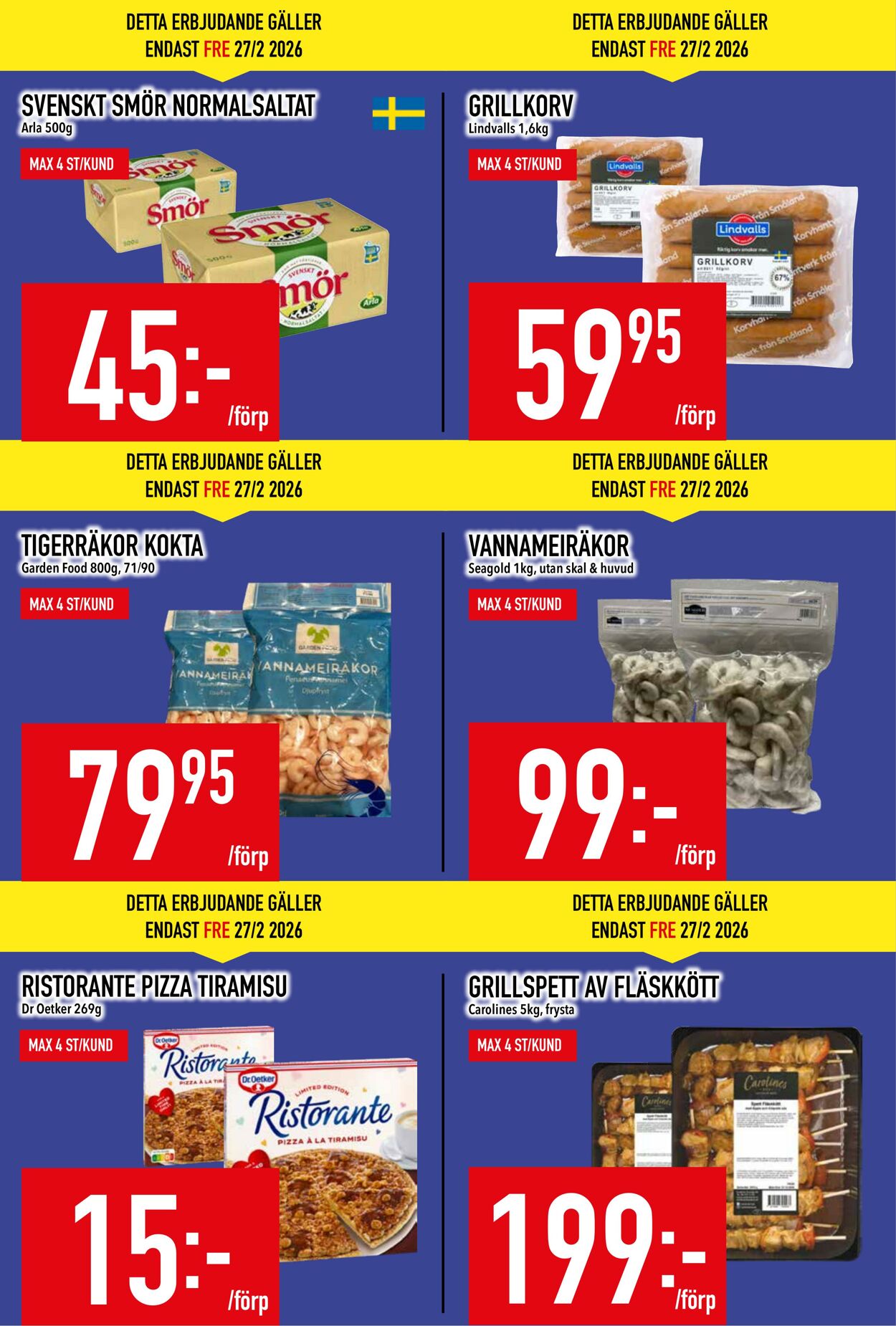 Erbjudanden Matdax 23.02.2026 - 01.03.2026