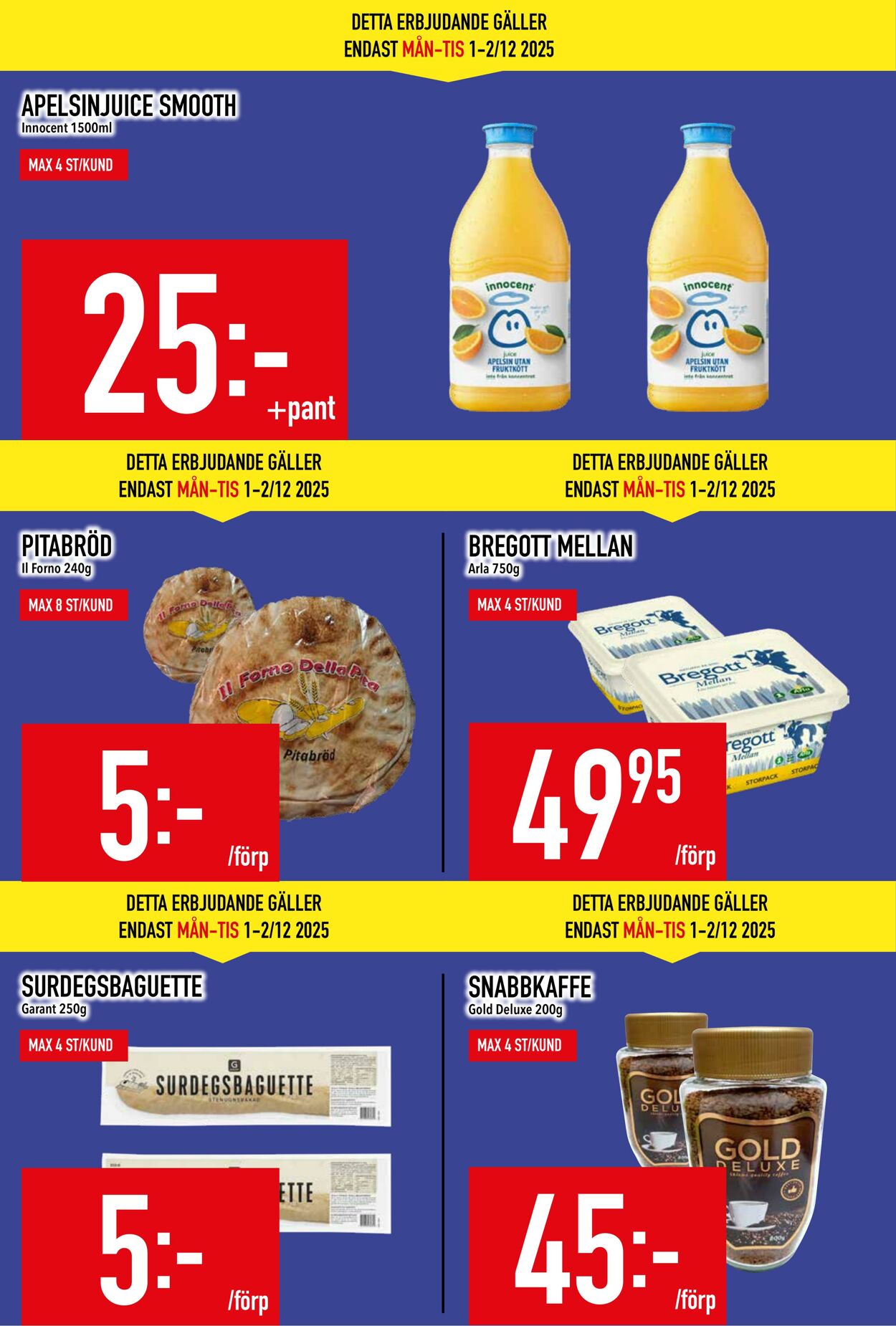 Erbjudanden Matdax 08.12.2025 - 14.12.2025