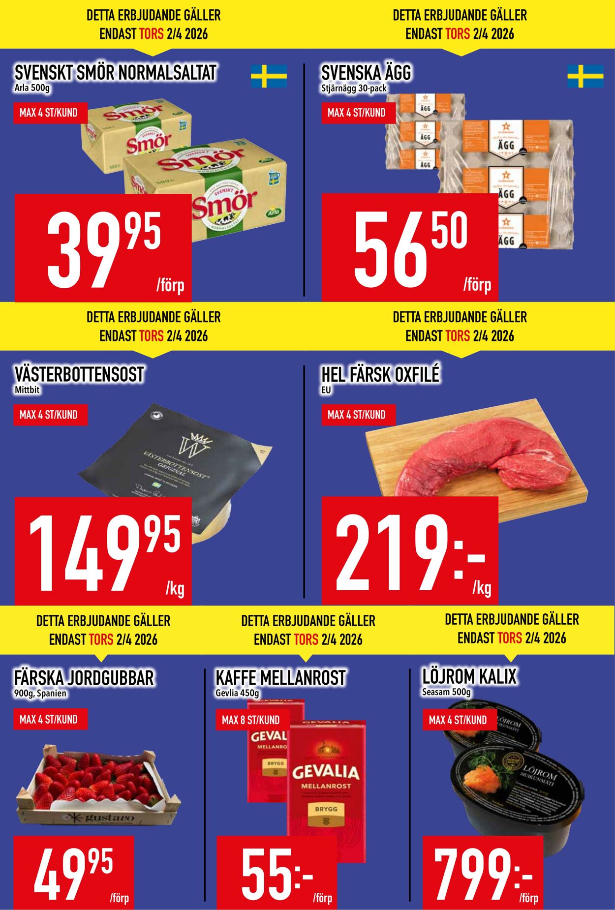 Erbjudanden Matdax 06.04.2026 - 12.04.2026