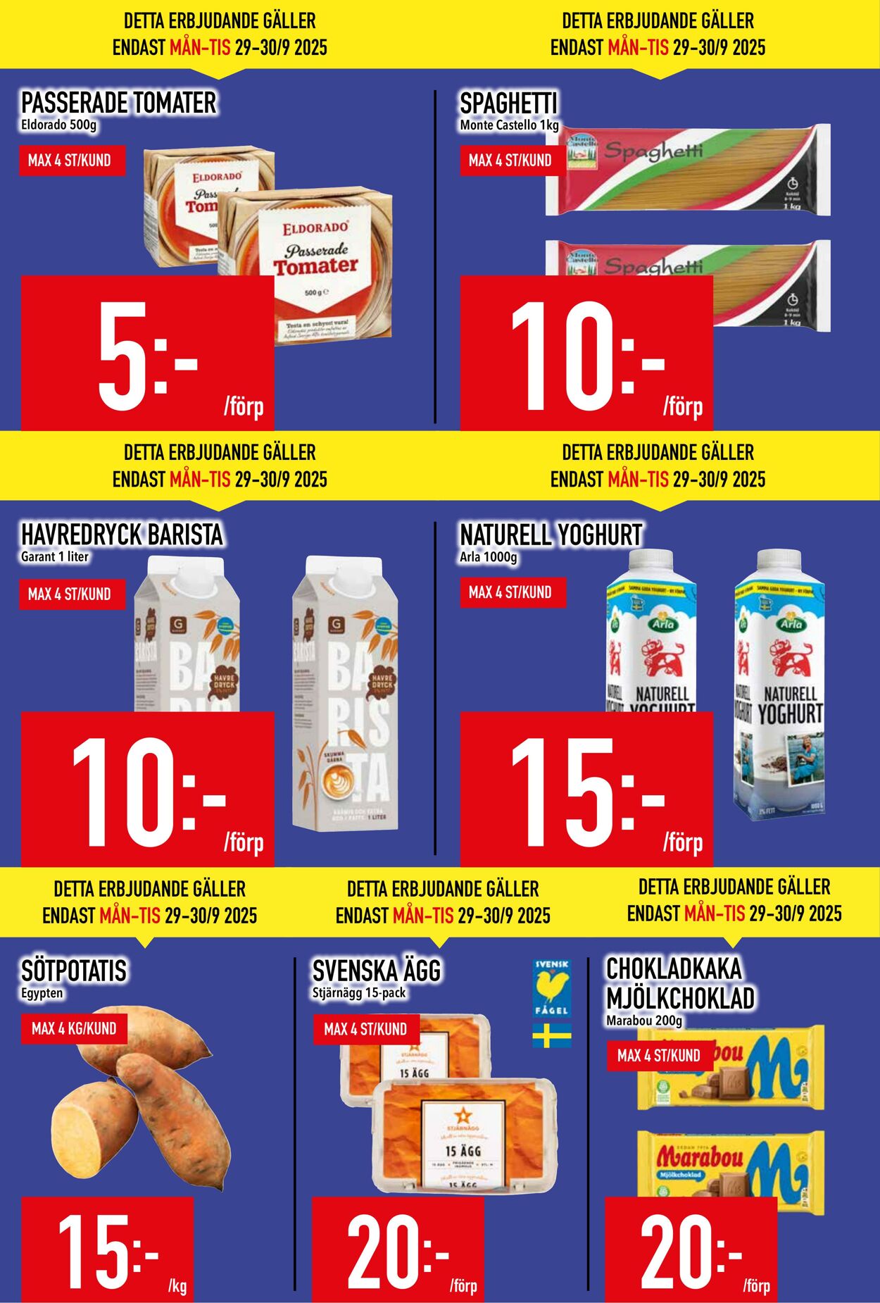 Erbjudanden Matdax 29.09.2025 - 05.10.2025