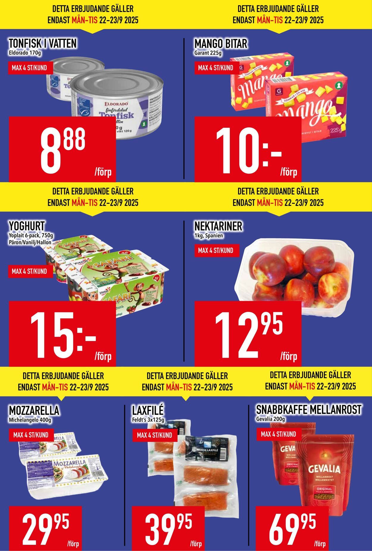 Erbjudanden Matdax 22.09.2025 - 28.09.2025