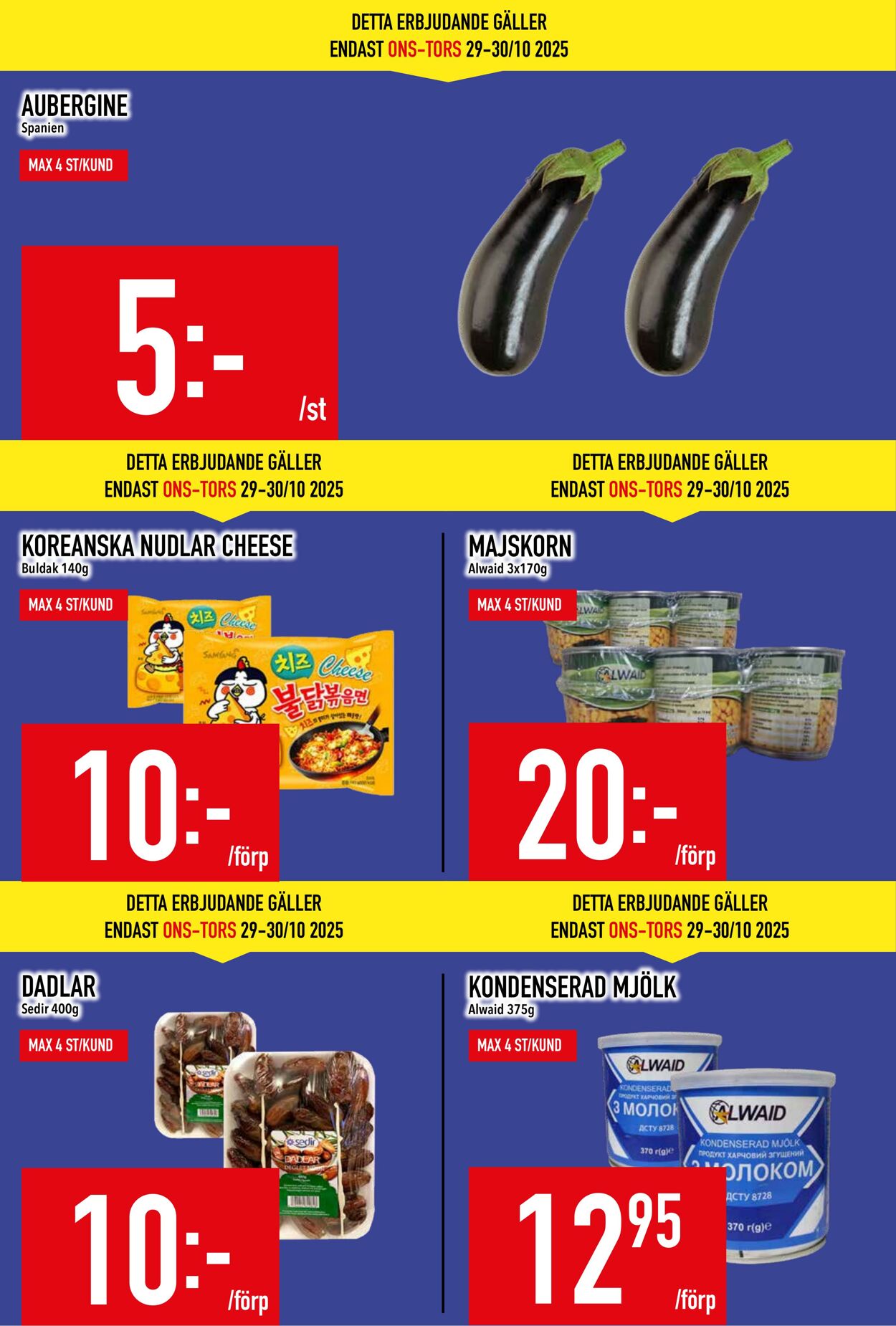 Erbjudanden Matdax 27.10.2025 - 02.11.2025