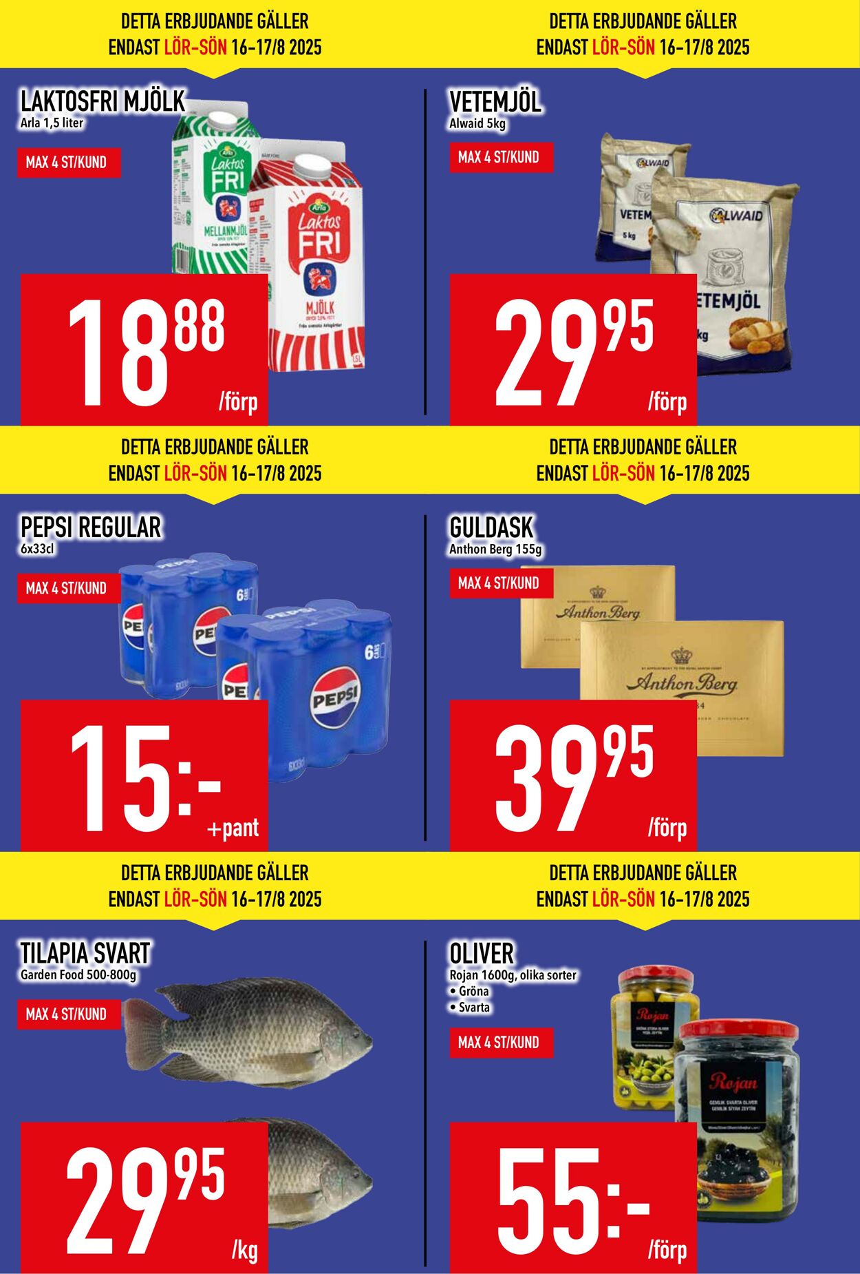Erbjudanden Matdax 11.08.2025 - 17.08.2025