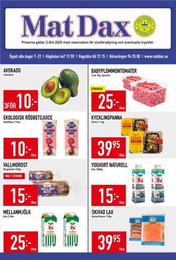 Erbjudanden Matdax 02.06.2025 - 08.06.2025