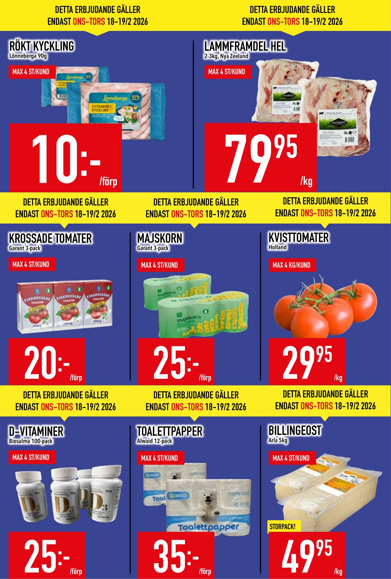 Erbjudanden Matdax 16.02.2026 - 22.02.2026