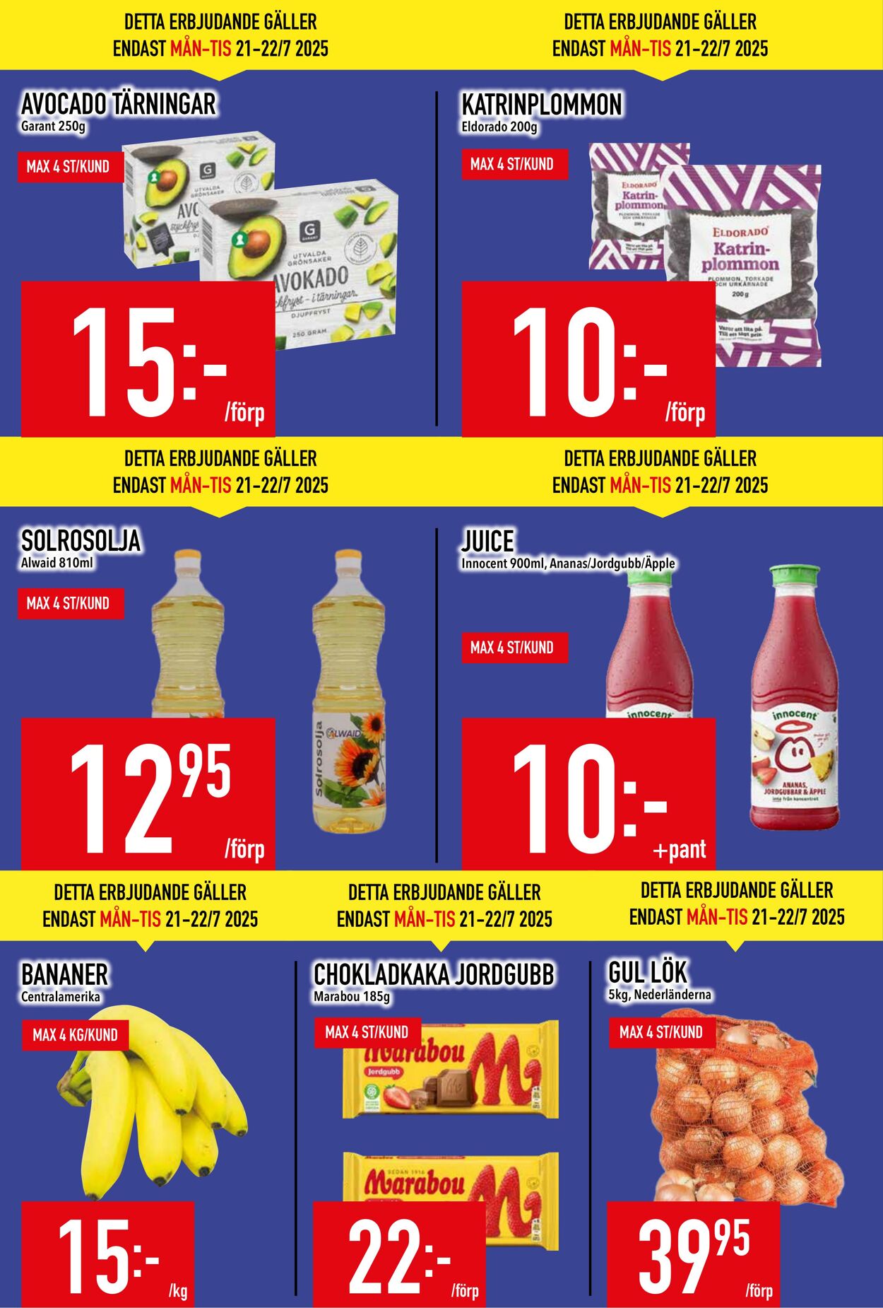 Erbjudanden Matdax 21.07.2025 - 27.07.2025