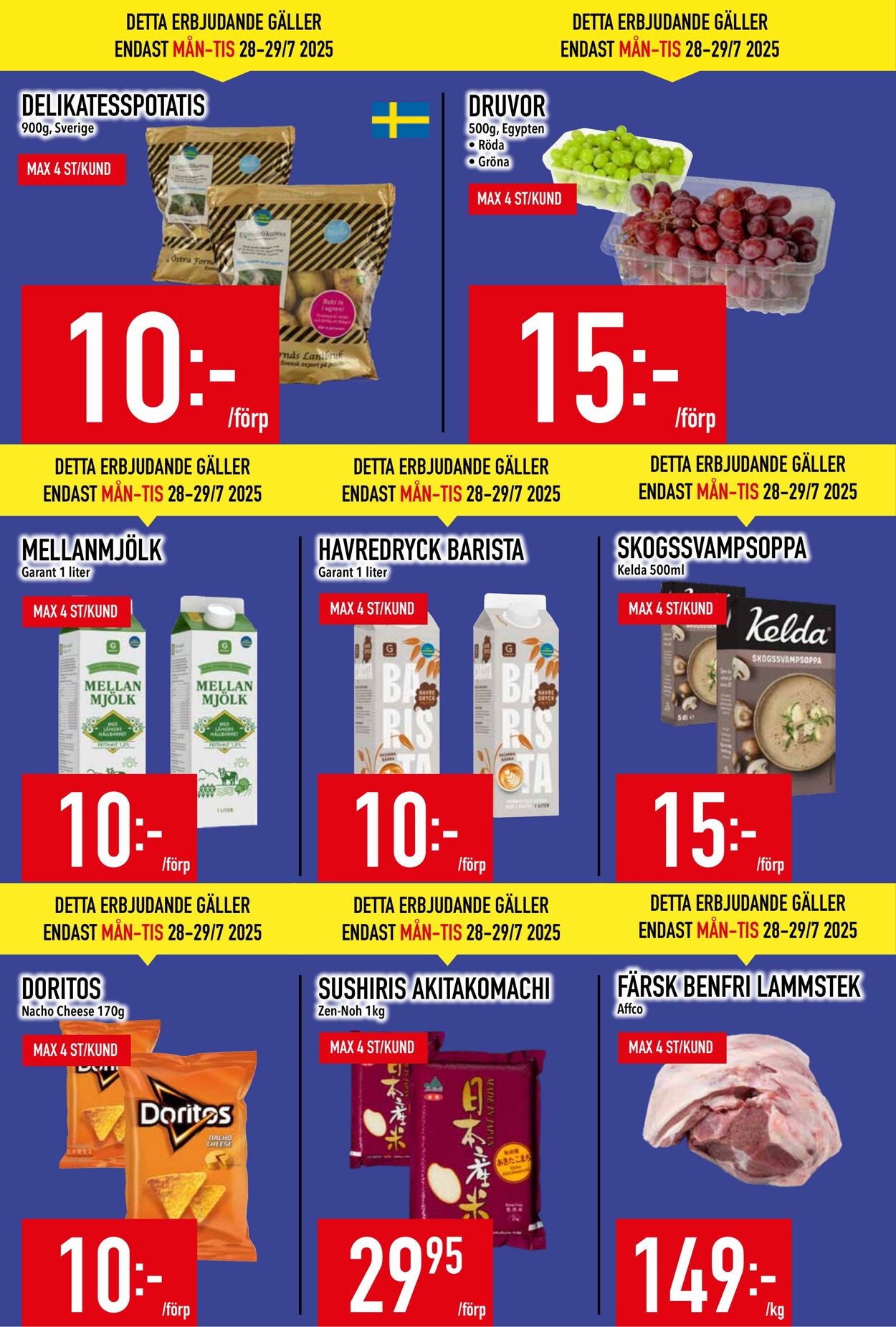 Erbjudanden Matdax 28.07.2025 - 03.08.2025