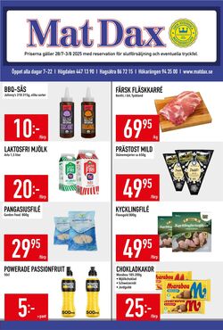 Erbjudanden Matdax 28.07.2025 - 03.08.2025