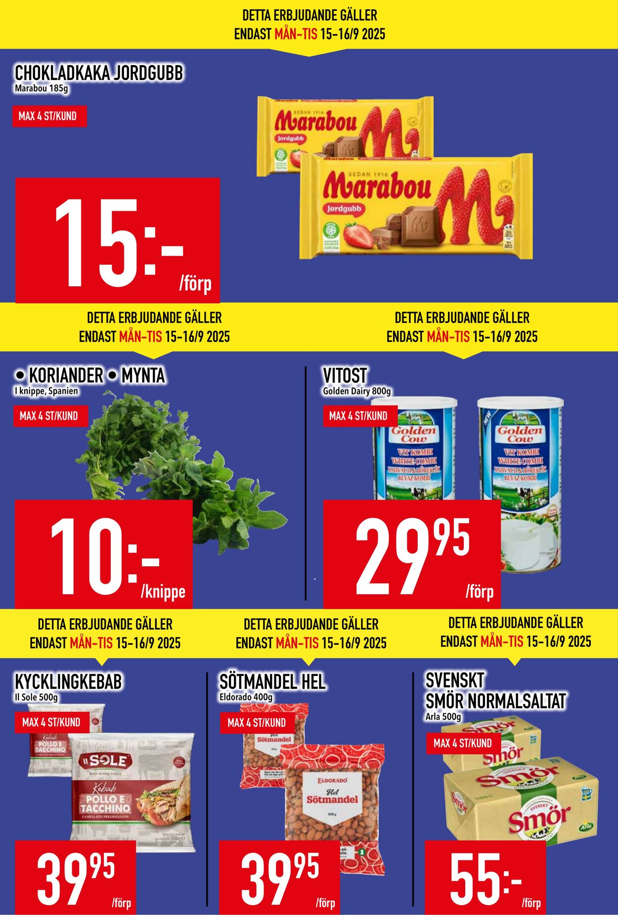 Erbjudanden Matdax 15.09.2025 - 21.09.2025