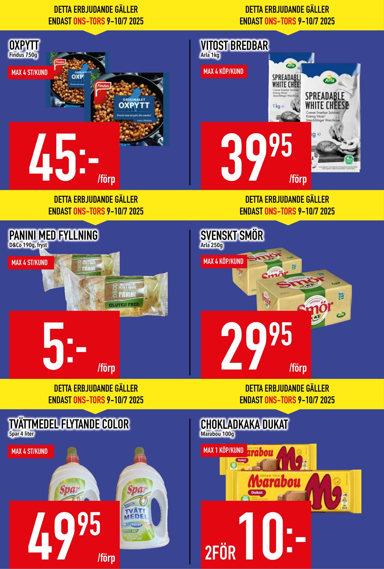 Erbjudanden Matdax 07.07.2025 - 13.07.2025