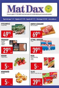 Erbjudanden Matdax 09.06.2025 - 15.06.2025